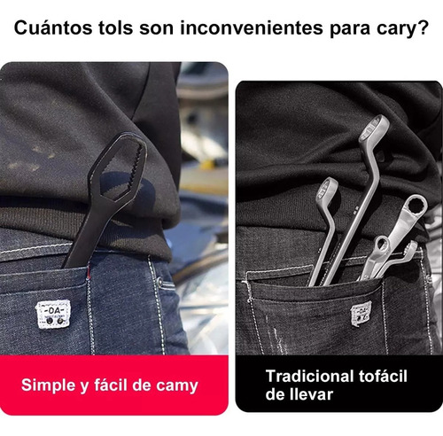 ' Llave Inglesa Universal Ajustable Doble Boca 15cm+24cm 2