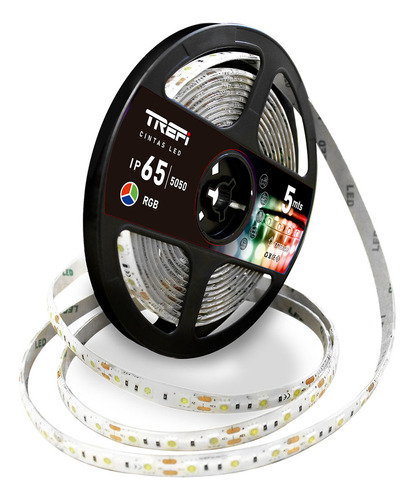 Tiras Luces Led Rgb Exterior 5mts Ip65 Trefi