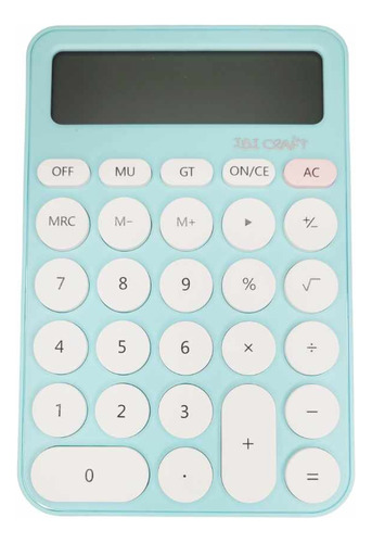 Calculadora De Escritorio Ibi Craft Big Display Pastel