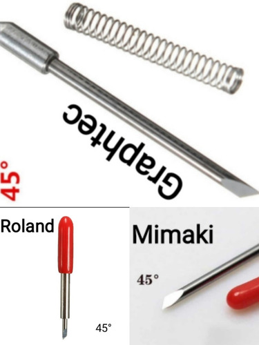 Imagen 1 de 4 de Hojillas Para Plotter De Corte Roland, Mimaki Y Graphtec