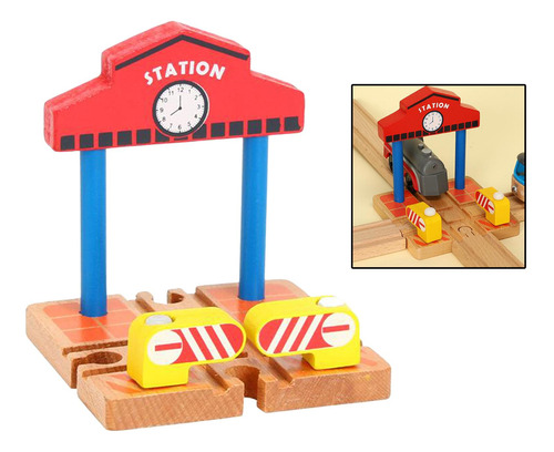 Accesorios De Tren De Madera Para Niños Juego De