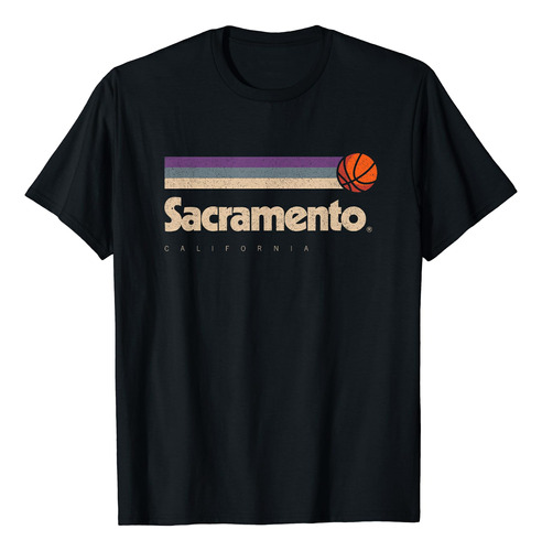 Camiseta De Baloncesto De Sacramento B-ball City California.