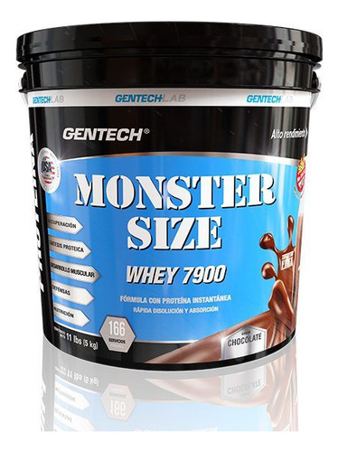 Whey Proteín Gentech Moster Zise 5kg Balde Suplemento