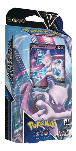 Carta Pokemon Mewtwo V Português Card Original Copag Pokémon Go