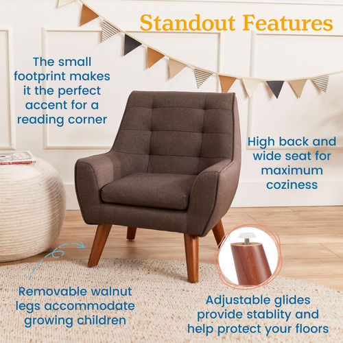 Silla De Acento Ezra Para Niños Muebles De Pasas Color