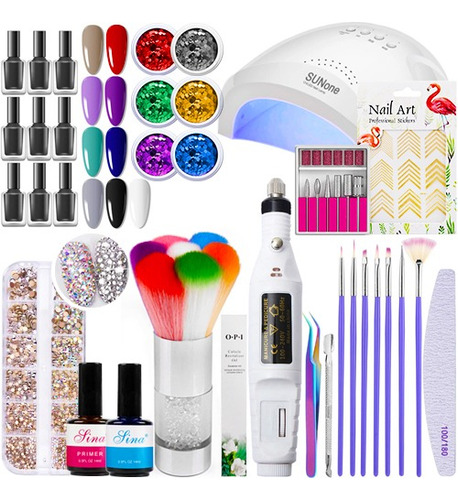 Kit De Uñas Para Esmaltado Semipermanente + Obsequio