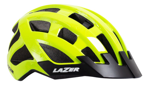 Casco De Ciclismo Lazer Compact Montaña Color Amarillo Talla Ajustable