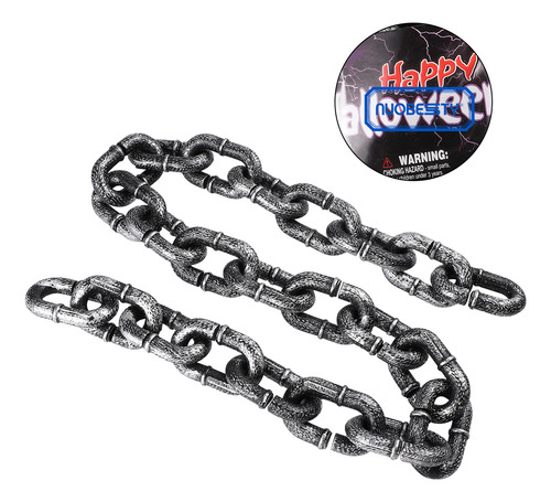 Cadena De Simulación De Halloween Con Barrera De Plástico De