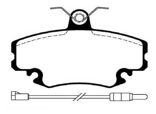 Juego Pastillas De Freno Delanteras Litton Twingo Desde 00