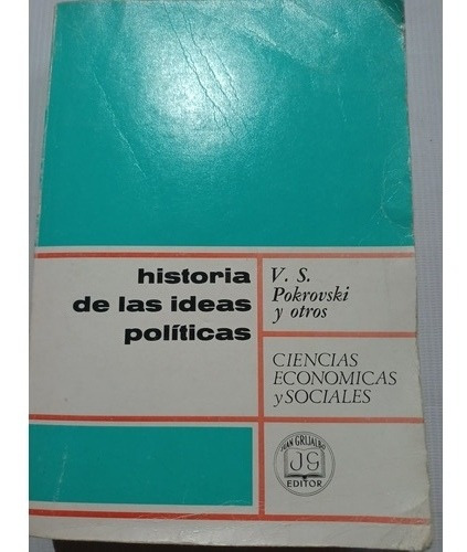 Historia De Las Ideas Políticas V. S. Pokrovski Y Otros
