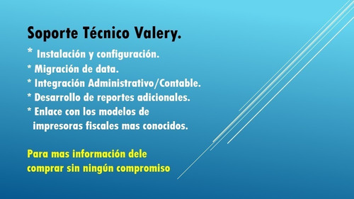 Servicio, Reportes Y Procesos Adicionales Sistema Valery