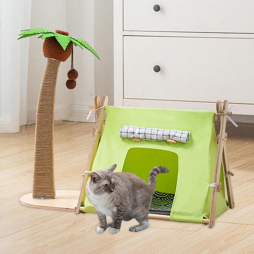 Rbol Para Gatos Con Protector De Muebles De Bola, Bonita