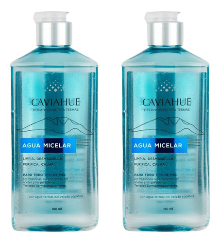 Kit X2 Caviahue  Agua Micelar 180 Ml