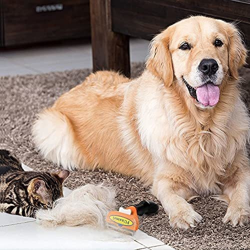 Imagen 6 de 9 de Kamysen Cepillo Deslanador Para Perros Y Gatos +guante
