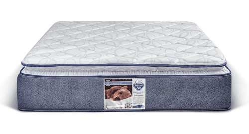 Colchón Spring Air Vendome Ortopedico - Queen Size Mci Blanco Y Gris