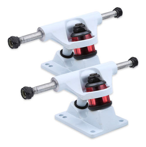 2pcs Skateboard Trucks Combo Ruedas De 3,25 Pulgadas Abec Lo