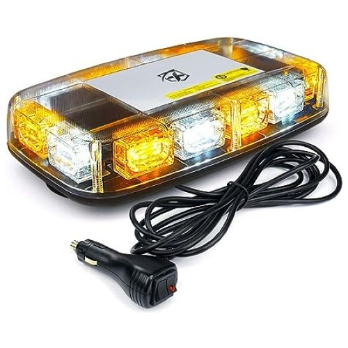 Baliza Estroboscopica 36 Led Amarillo Blanco Vehiculo Seguri