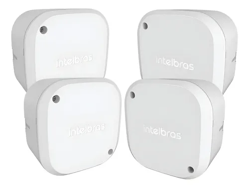 Kit 4 Caixas De Passagem P/ Cftv Câmera Vbox 1100 Intelbras