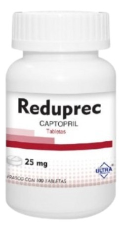 Reduprec Captopril 25mg 4 Frascos C/100 Caps C/u