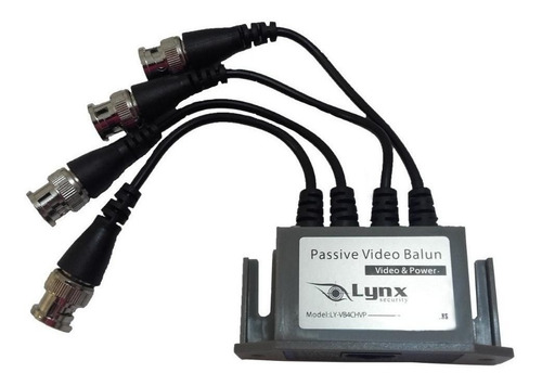 Video Balun Pasivo 4 Canales Full Hd 330 Metros Ly-vb4chvp