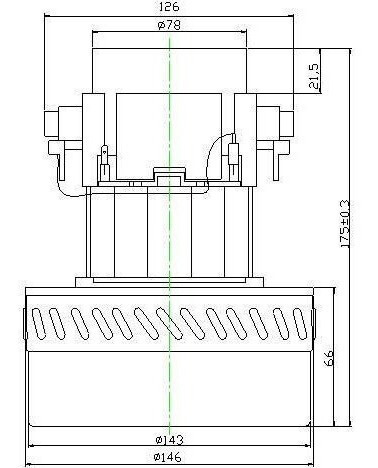 Motor De Aspiração Extratora Ipc Brasil A262,aea262,ea262