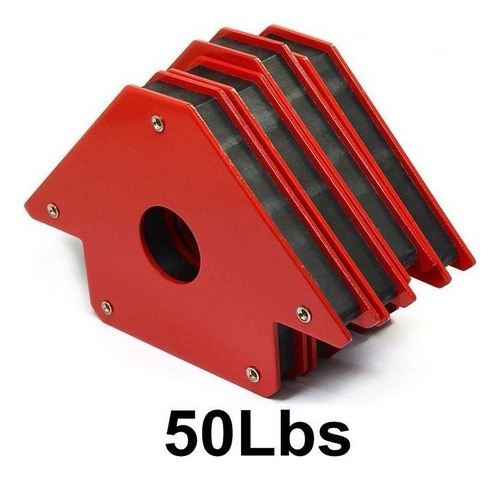 Set De 4 Escuadras Magnética Para Soldar 50 Lbs 110 Mm
