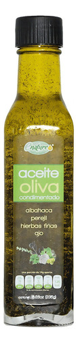 Aceite de oliva condimentado Enature botella235 g 