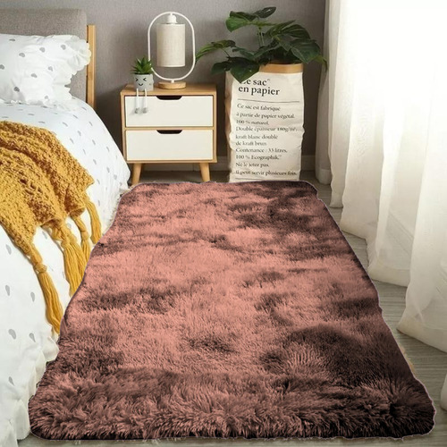 Tapete Peludo Felpudo Sala Shaggy Luxo 100x150 Promoção