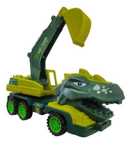 Retro Excavadora De Juguete De Dinosauri Para Niños Fricción