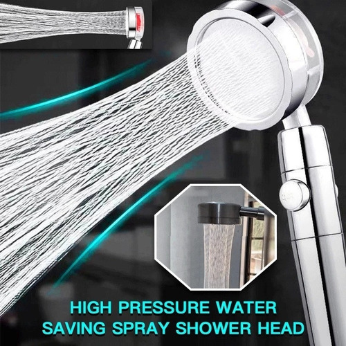 Cabezal De Ducha Portátil Turbo Presurizado