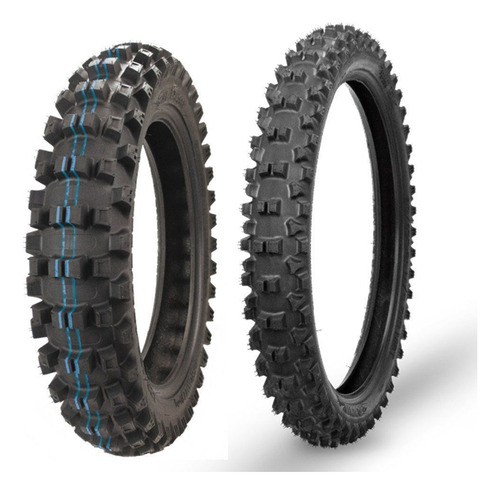 Par Pneu Borilli Exc Soft 110/90-19 80/100-21 Enduro Trilha