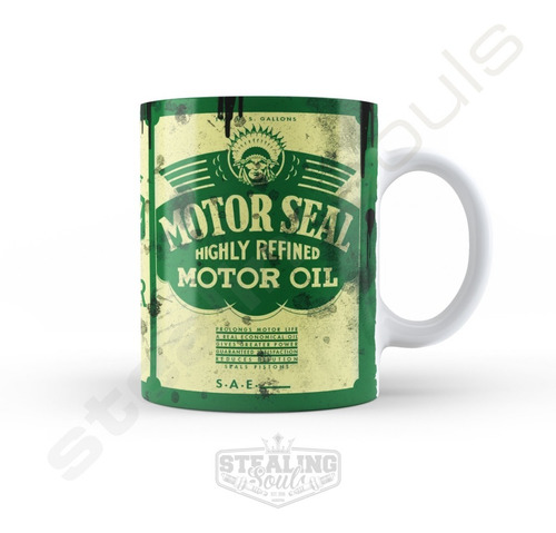 Taza Porcelana Fierrera - Motor Seal | Oil / Aceite / Retro