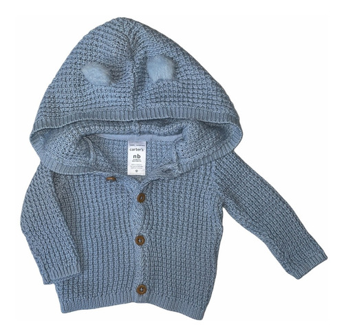 Saco Campera Sweter Capucha Lana Algodon Carters ® 