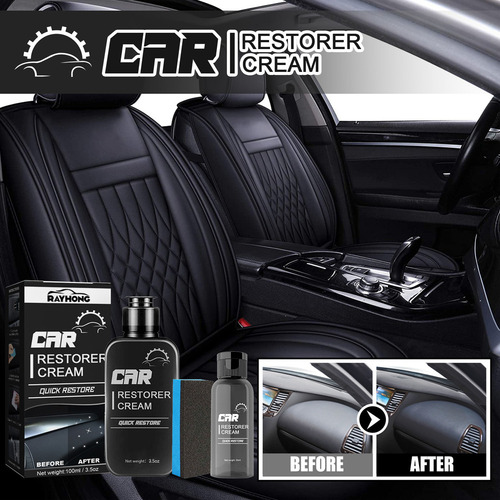 Crema Renovadora Para Interior De Automóvil, 2 Piezas