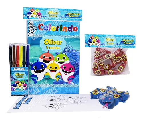 20 Livros Revistinha Pintar Colorir Canetinha + Cobra Maluca