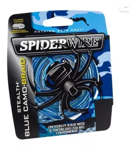 Linha multifilamento Spiderwire Stealth Braid 300Yds - Azul