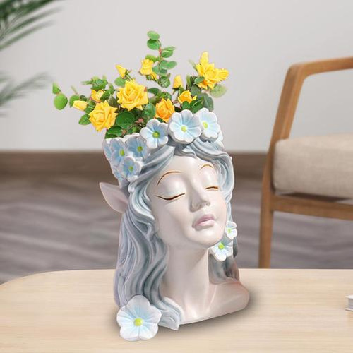 Nuevo Estatua De Maceta De Hadas, Decoración Del Hogar Claro