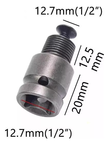 Adaptador De Portabrocas Para Llave De Impacto De 4 Piezas