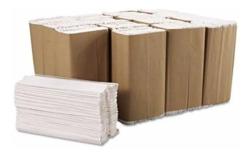Imagen 2 de 4 de Toallas Papel Intercalado - Blancas 4 Paneles -caja X 2500u.