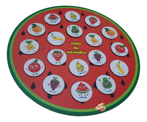 Brinquedo Educativo Madeira Jogo Da Memória Encaixe Infantil
