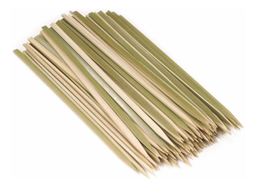 Bamboomn Brand   Pinchos De Madera De Bambú De Estilo Plano 