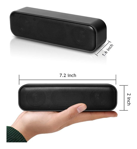 Altavoz De Computadora Usb, Mini Altavoz De Barra De Sonido