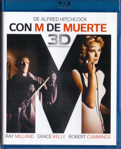 Con M De Muerte Alfred Hitchcock Pelicula Blu-ray 3d