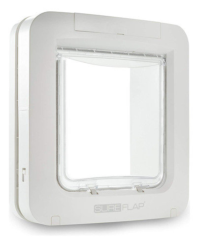 Puerta Para Perros Sureflap Con Microchip , Blanco