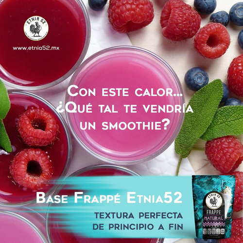 Imagen 6 de 7 de Frappé Base En Polvo Varios Sabores, Etnia 52 - 1 Kg