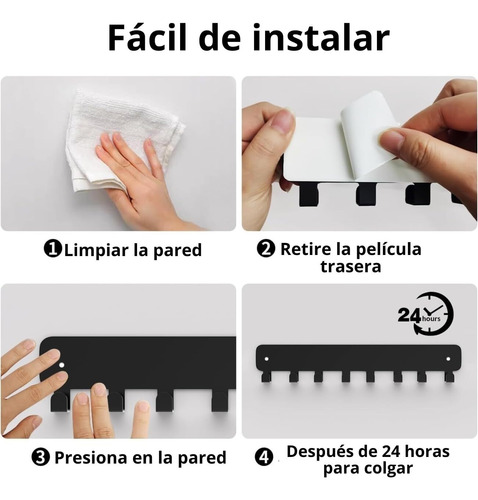 Perchero De Cocina, Gancho Para Llaves Montado En La Pared