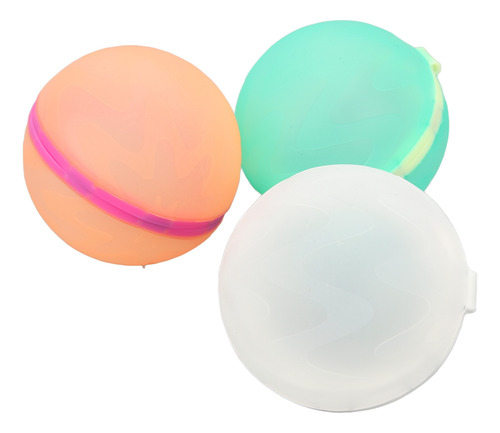 Globo De Agua, 3 Unidades, Reutilizable, De Silicona, Autose