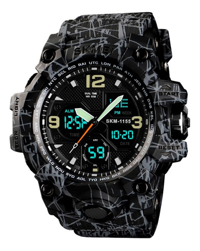 Reloj Skmei 1155b Deportivo Hombre Digital Sumergible