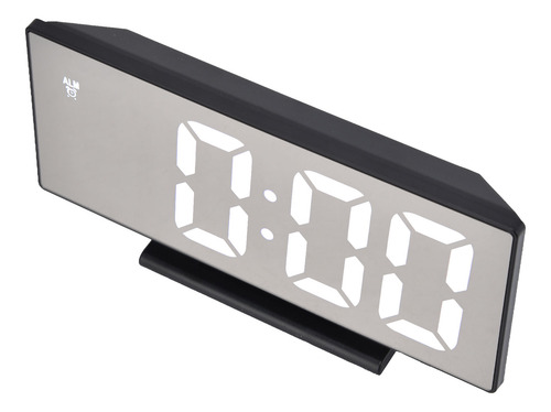 Reloj Despertador Digital, Pantalla De Espejo Led, Carga Usb