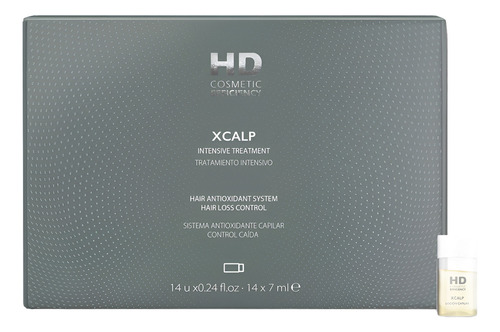 Hd Cosmetic Xcalp Tratamiento Intensivo Ampolletas 14u X 7ml